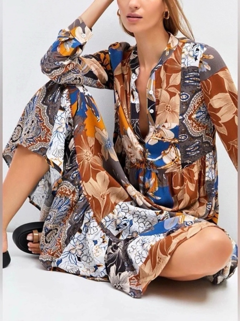 Anthropologie x Mare Mare Lynda Tiered Maxi Dress size XS. Like new